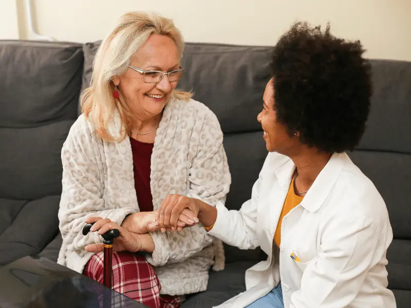 Healthcare workers promoting recycling and environmental sustainability on America Recycles Day